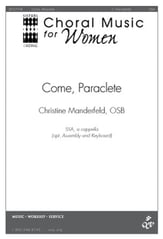 Come Paraclete SSA choral sheet music cover